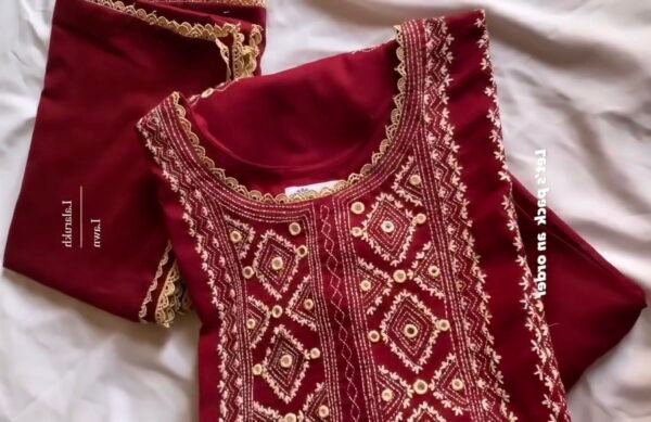 Meroon Embroidery A22