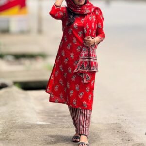 Red Orange Kamiz A31