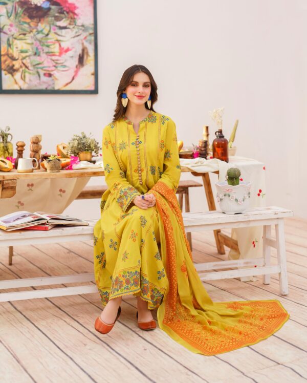 𝑨𝒚𝒛𝒆𝒍 _ 𝑬𝒊𝒅 𝑬𝒅𝒊𝒕_2 _ 𝑹𝑻𝑾 __LIVE NOW at www.garnetclothing.com __Indulge in the essence of Eid ul Fitr with our latest collection_ where effortless ele_8 Masterd Yellow A1